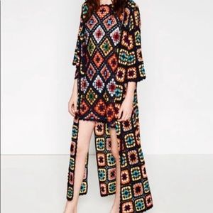 Zara Crochet Cardigan Size M
